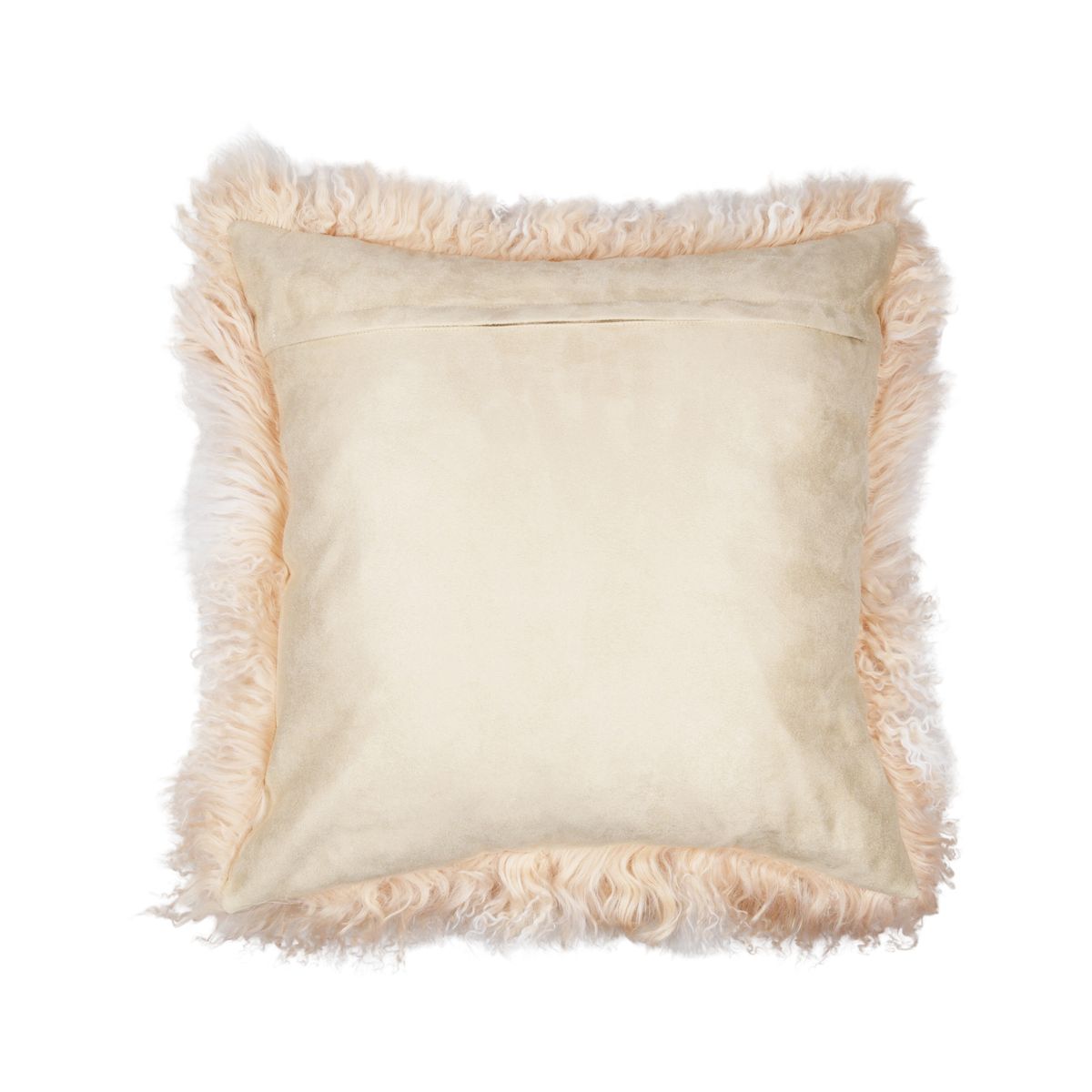 Sheepskin Cushion | Tibet | 20x20 in Arctic Sunrise