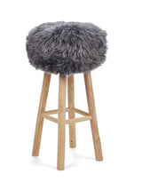 Long Wool Stool Cover Steel