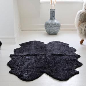 Quadruple Short Wool Sheepskin Rug | 180x110 cm (Bestseller) Taupe