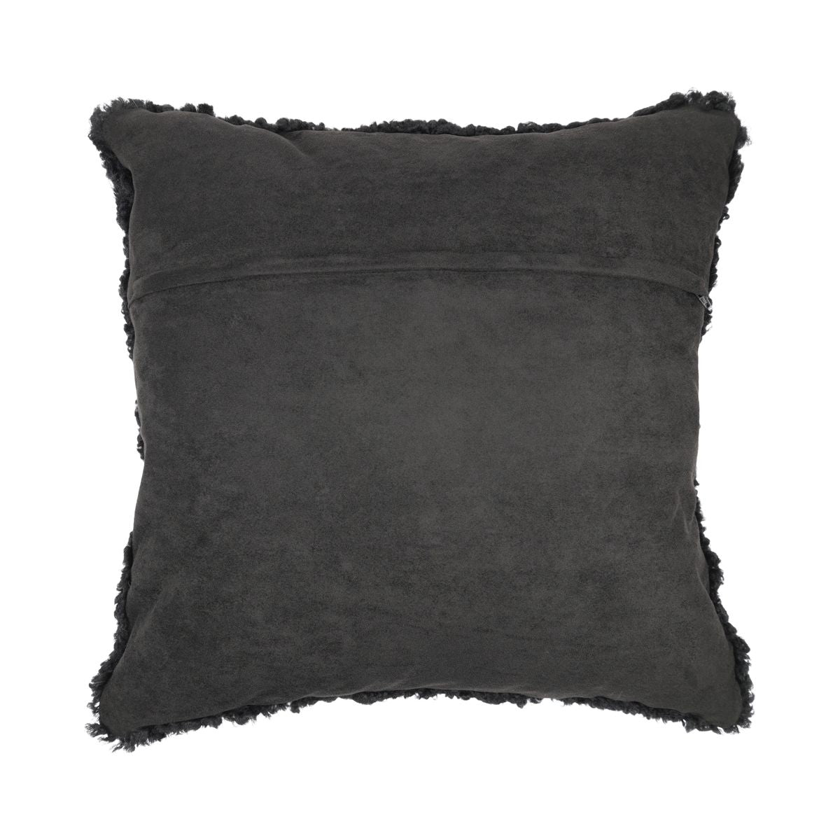 Sheepskin Cushion | Short Wool | New Zealand | Square Black