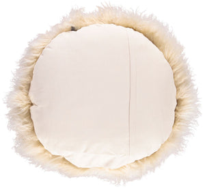 Curly Cake Cushion | D15 in | 18 in | 24 in Arctic Sunrise