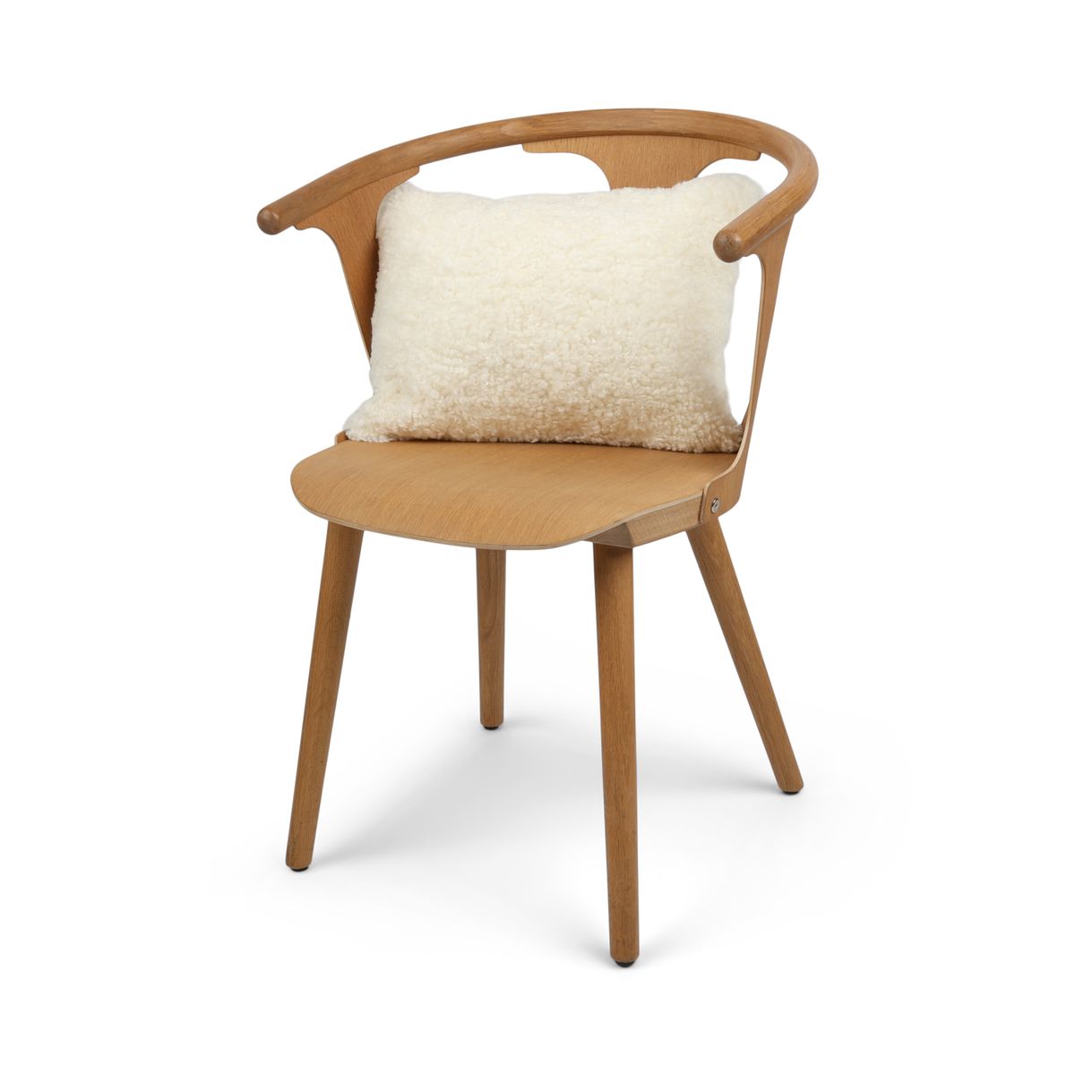 Sheepskin Cushion | Short Wool | New Zealand | Rectangular White