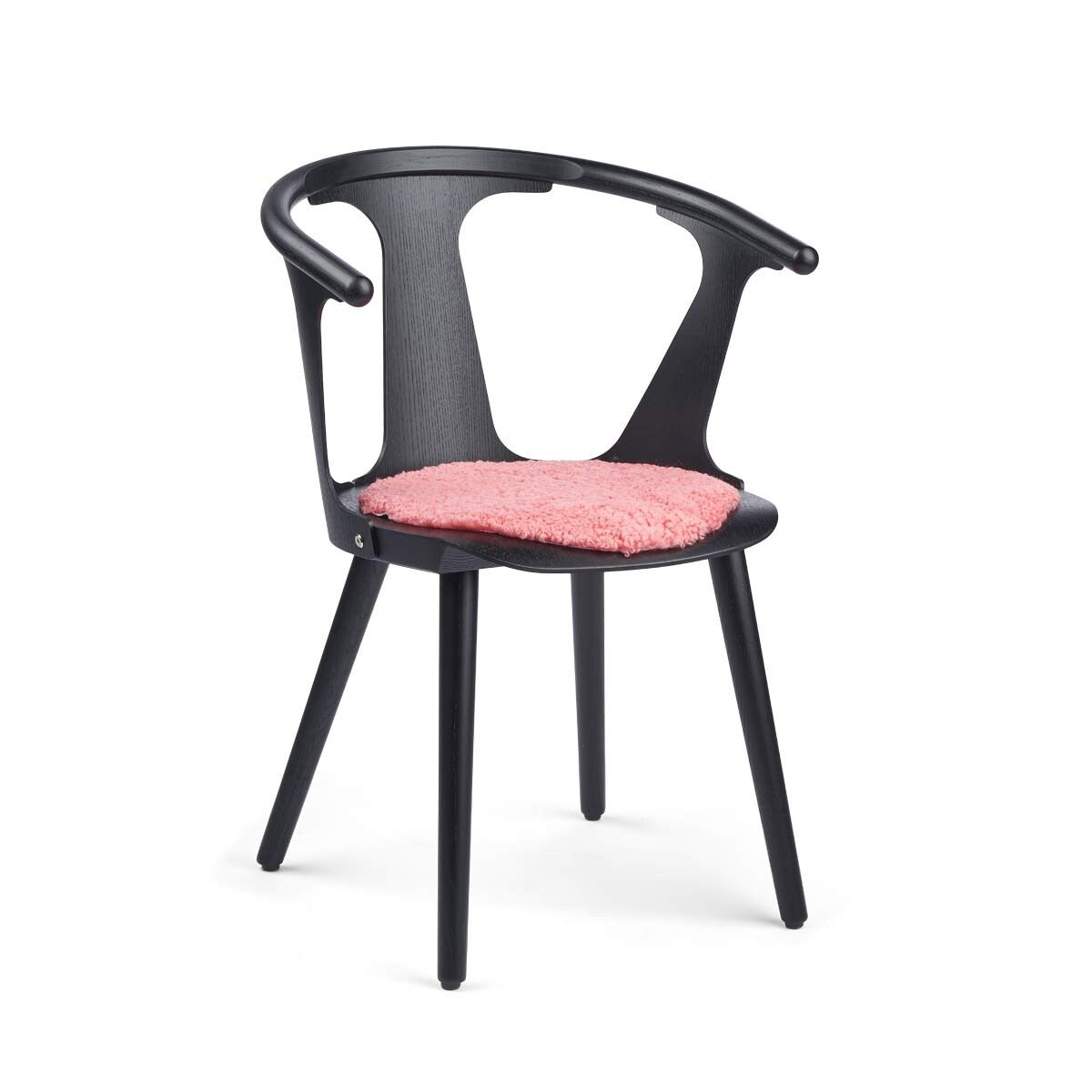 Short Wool Sheepskin Seat Cover | D15 in Coral Lantana