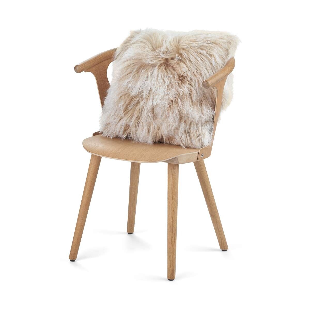Sheepskin Cushion | Tibet | 18x18 in