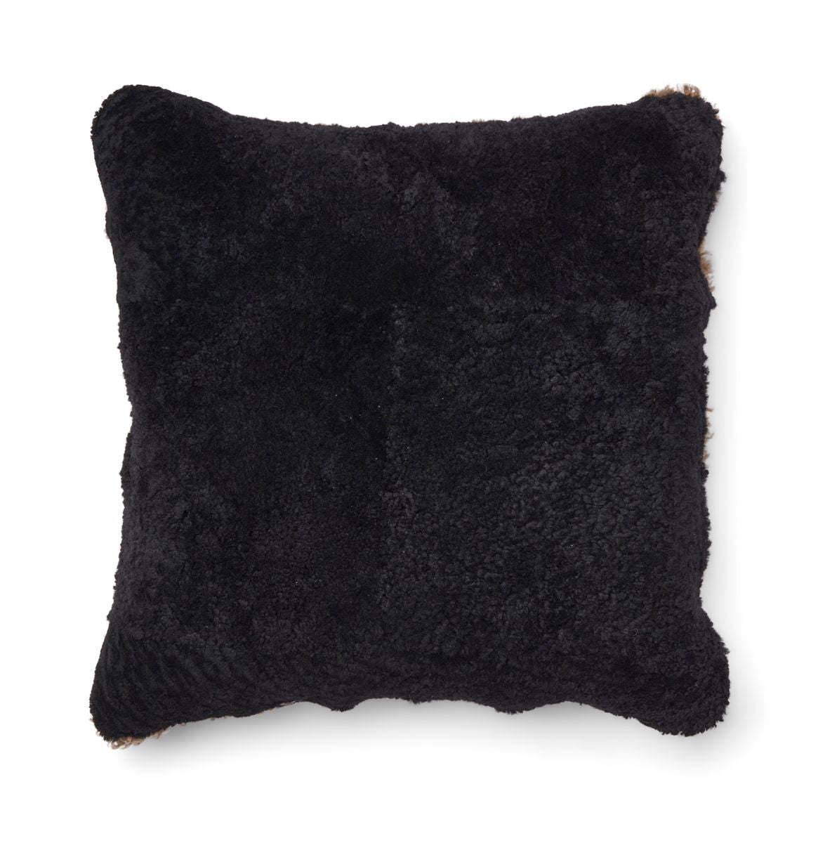 Zebra Cushion | Doublesided | 24x24 in Black/Taupe