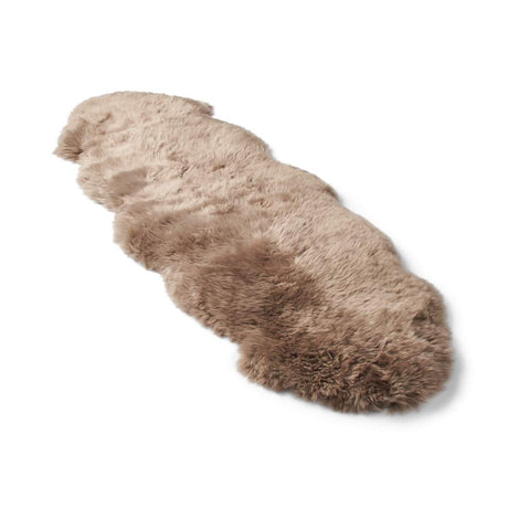 Merino Double Sheepskin | Long Wool | 67x24 in Taupe