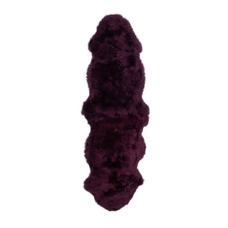 Double Rug | Long Wool | New Zealand Grape Purple