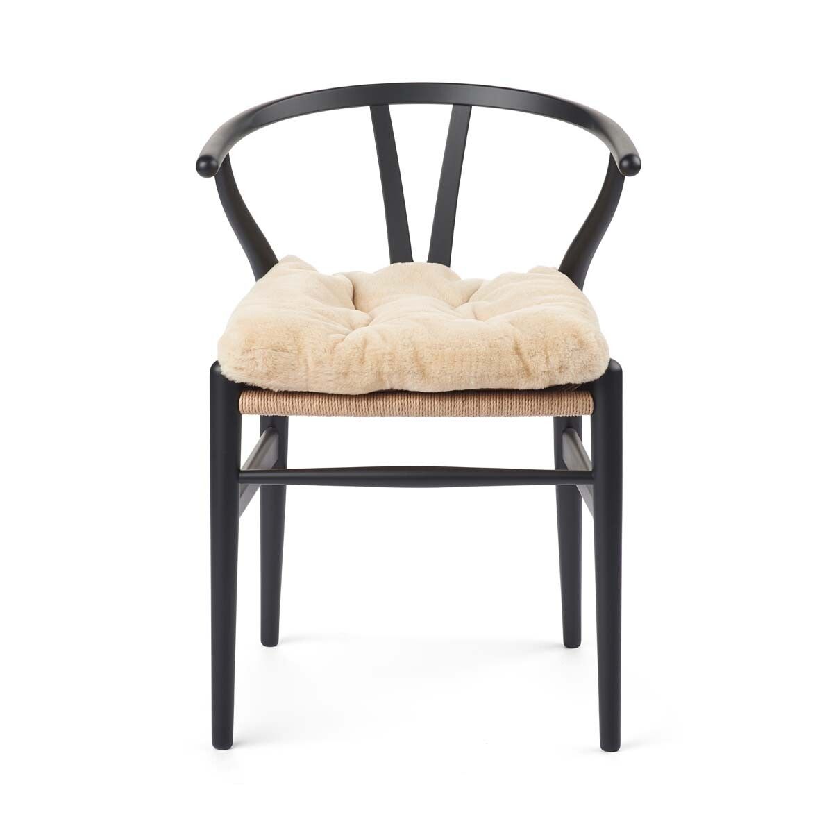 Moccasin Seat Cover | 18x18x2 in Natural