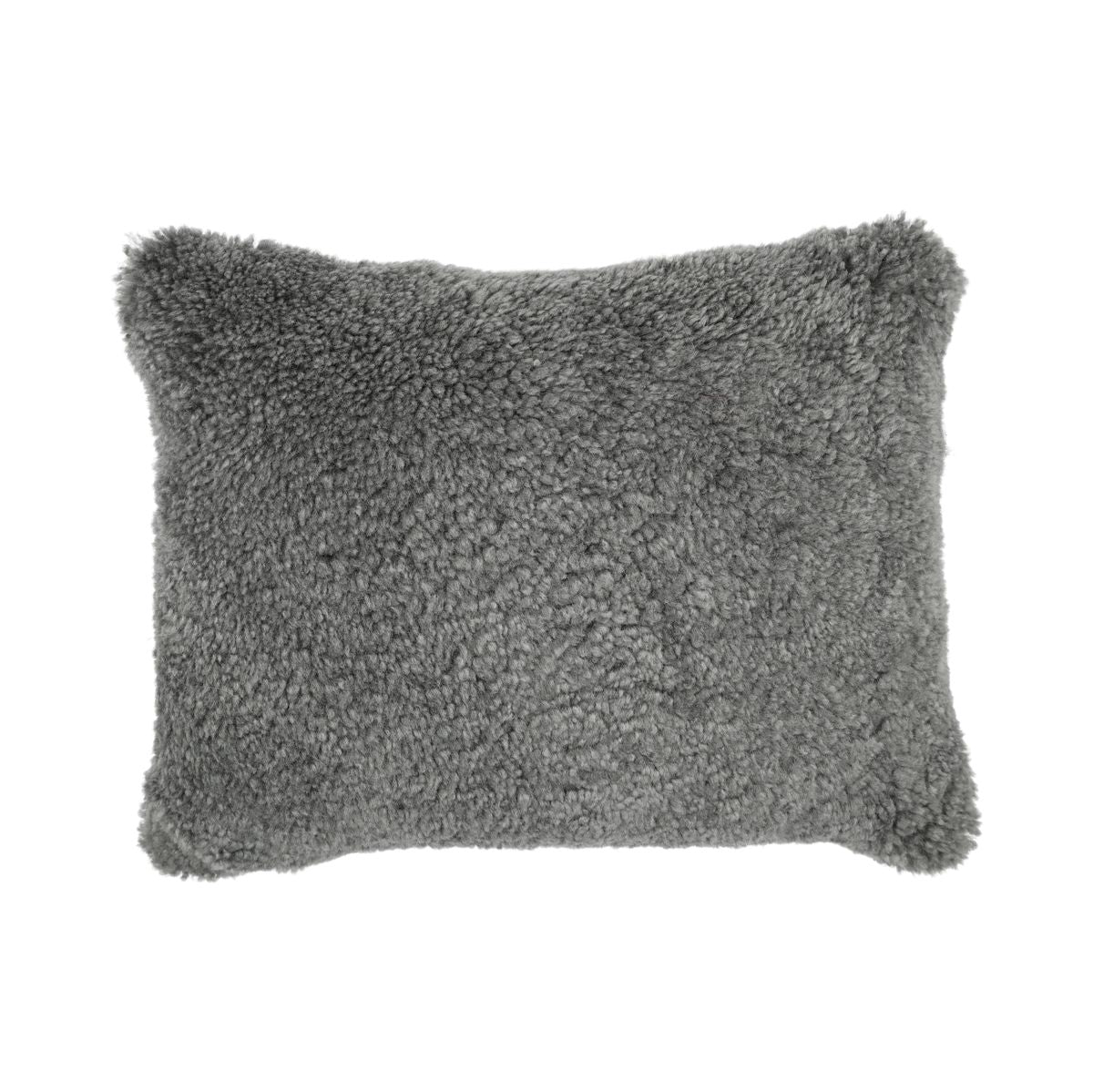 Sheepskin Cushion | Short Wool | New Zealand | Rectangular Scandinavia Light Grey