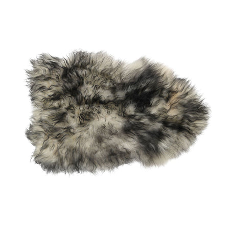 Icelandic Sheepskin | Long Wool | 35x24 in Wolf Tip
