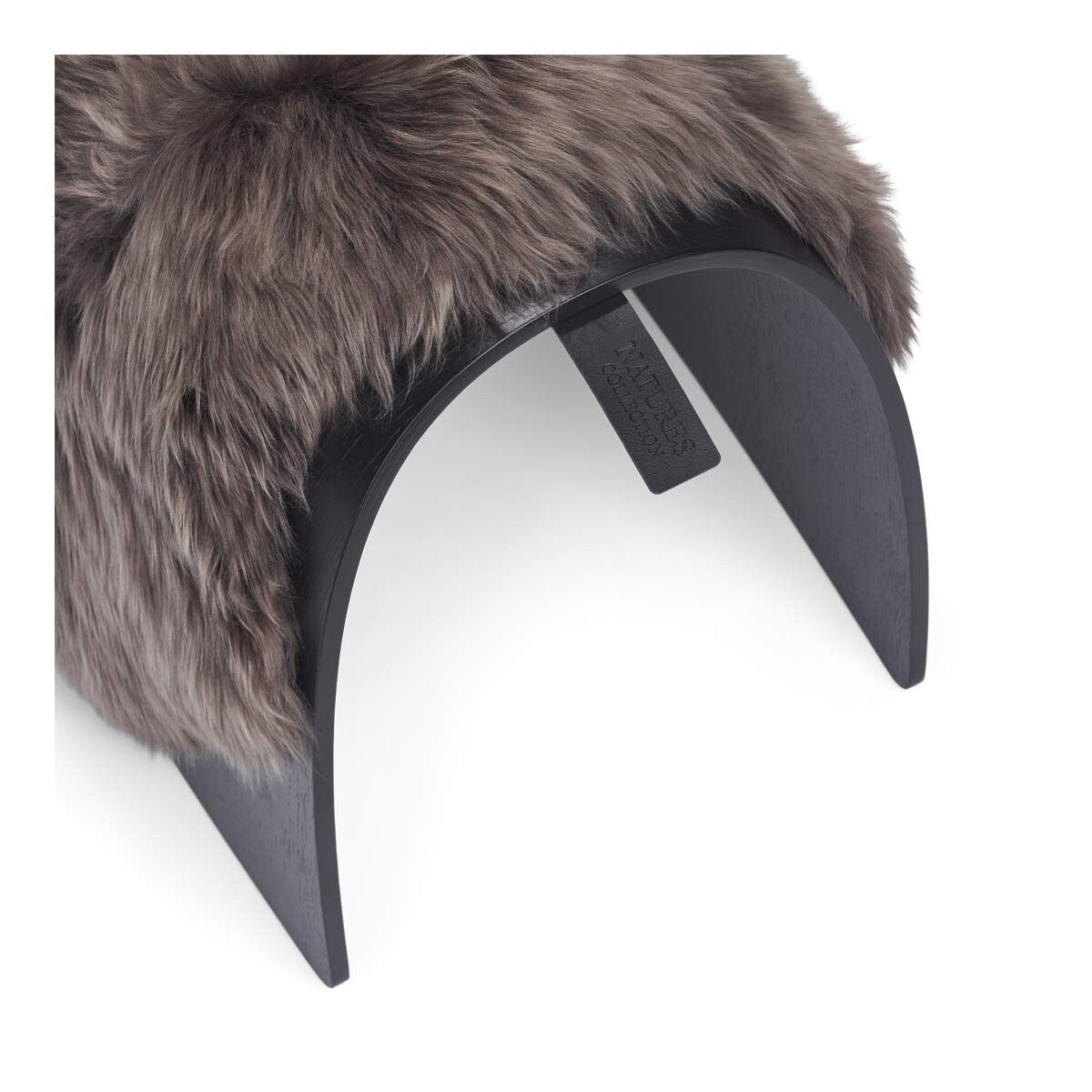 Sheep Stool Cover Walnut