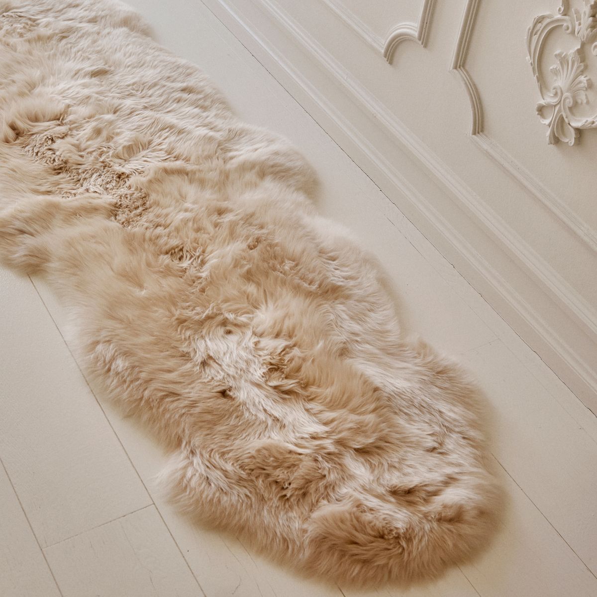 New Zealand Sheepskin | Long Wool | Rug 71 in Aubergine