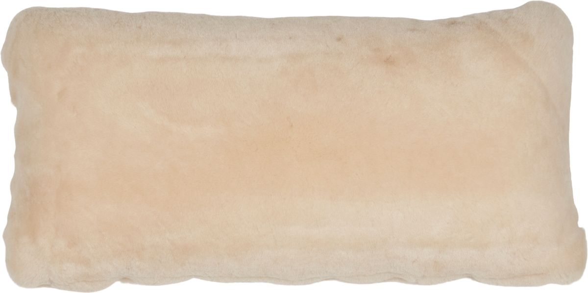 Moccasin Cushion | Doublesided | 11x22 in Natural