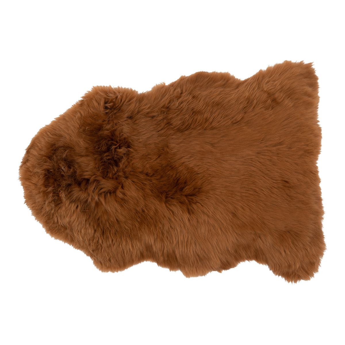 Merino Sheepskin Dyed | New Zealand | approx. 90x60 cm Rusty Brown