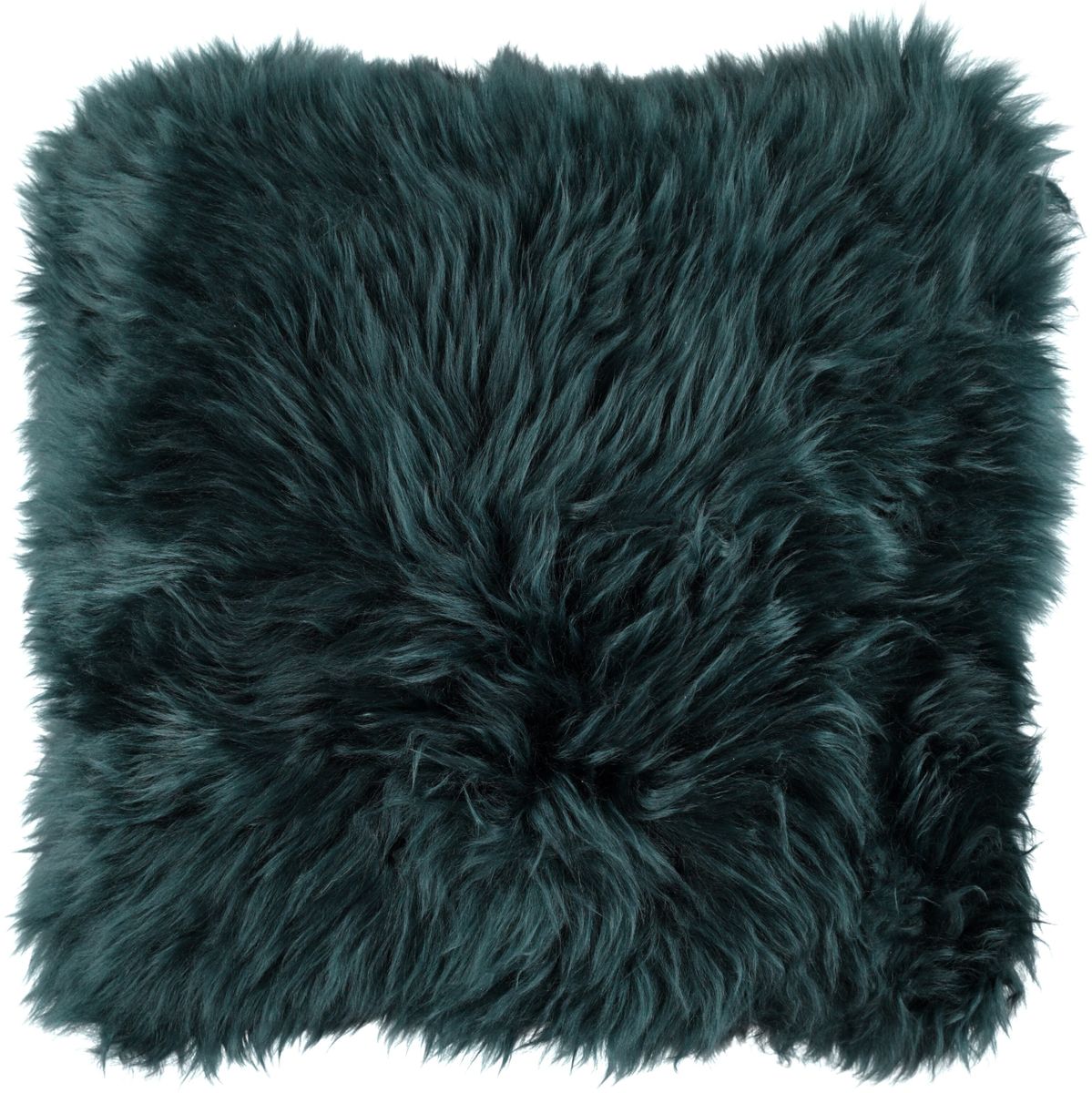 Long-Wool Sheepskin Cushion | 20x20 in Caspian