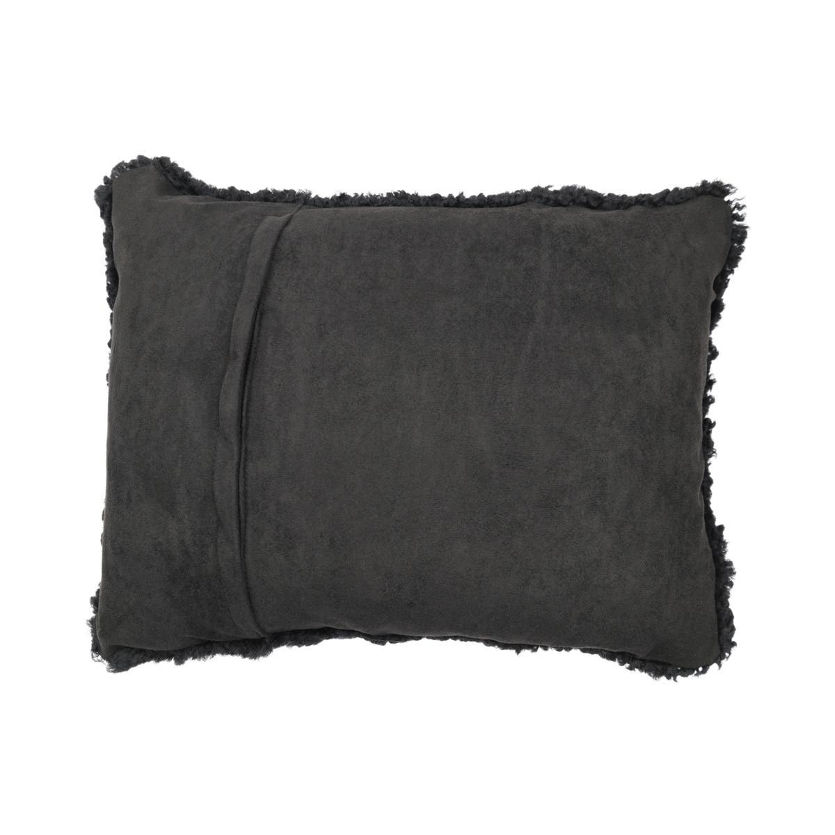 Sheepskin Cushion | Short Wool | New Zealand | Rectangular Black