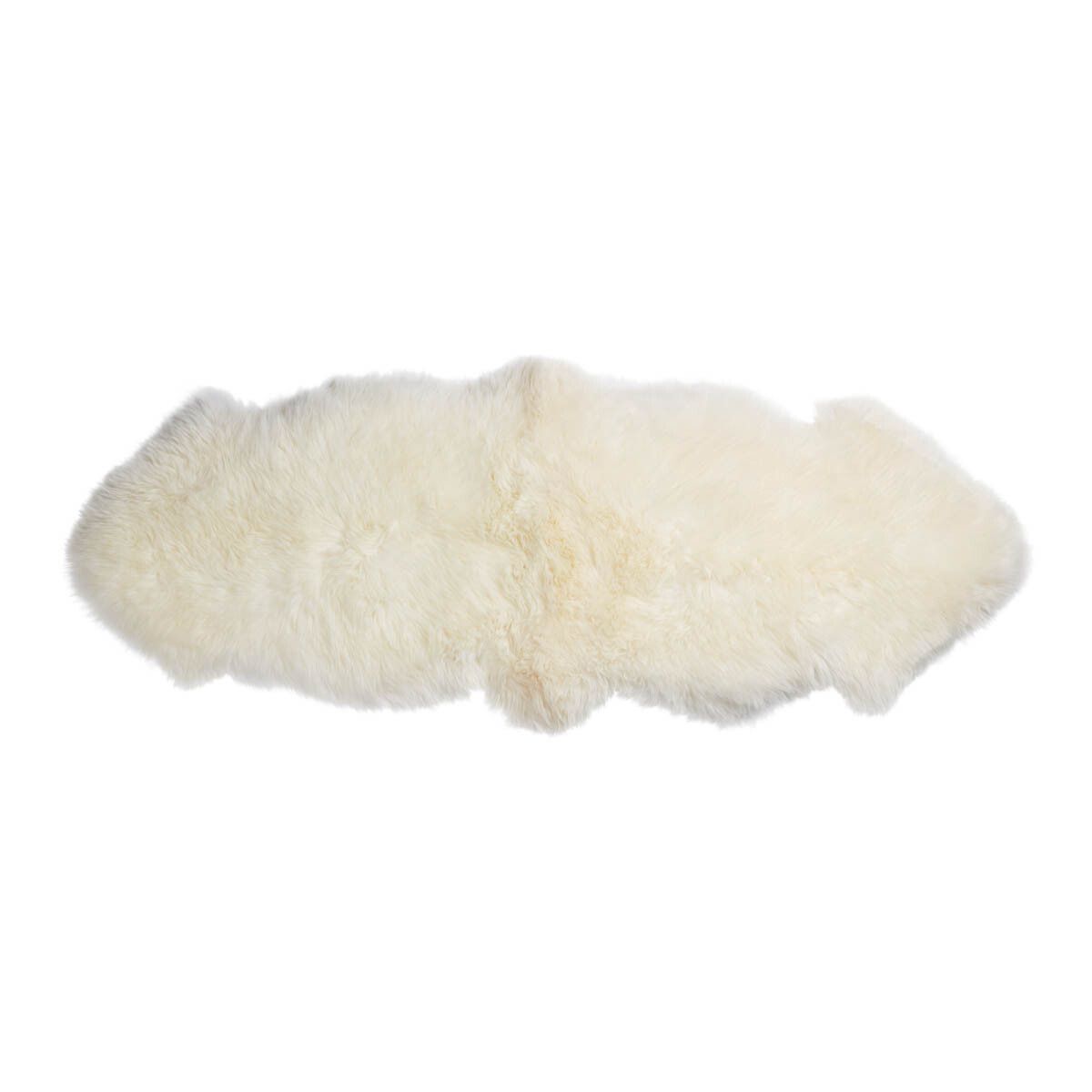 Merino Sheepskin | Long Wool | New Zealand | 63x24 in Ivory