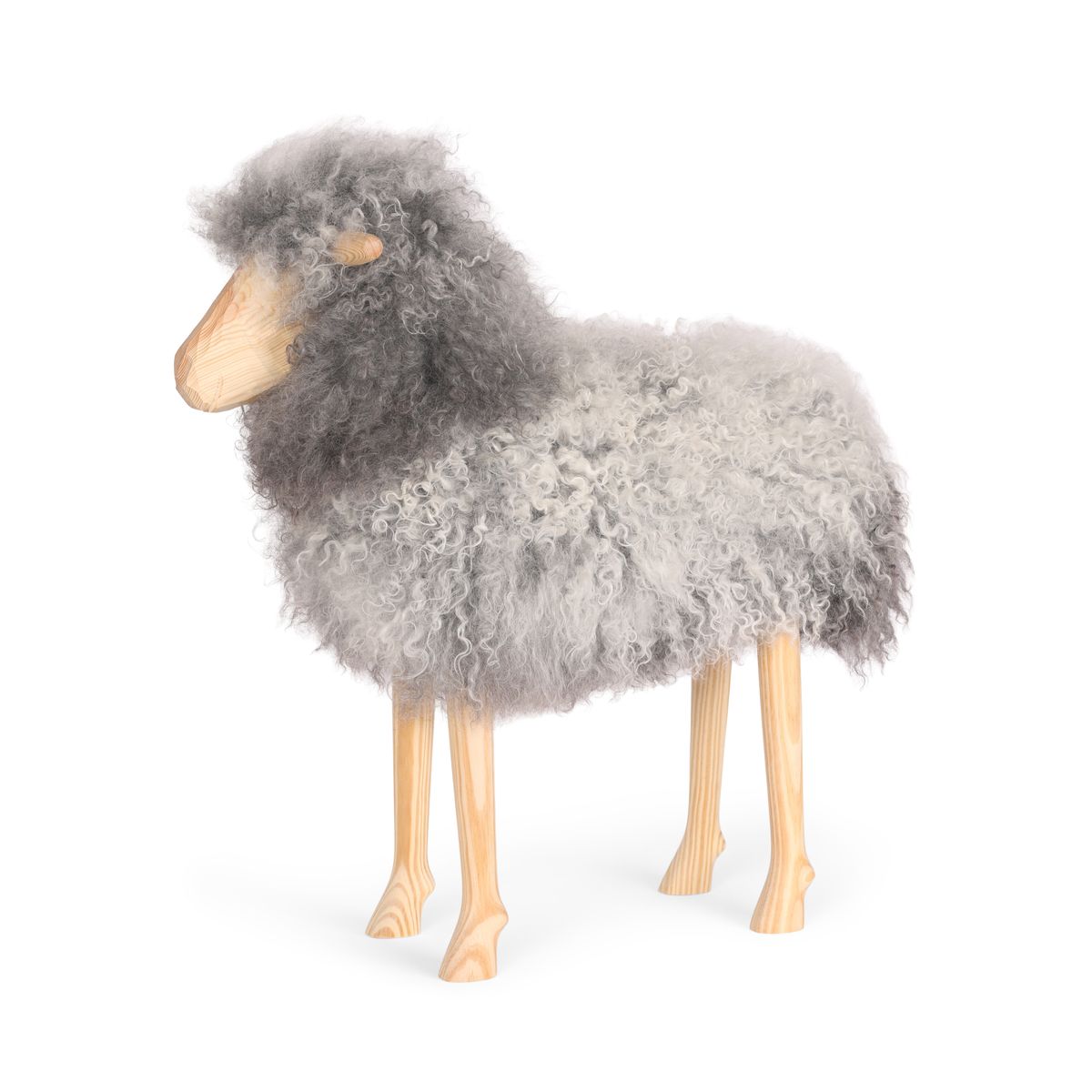 Signature Standing Sheep | Medium Gotland Natural Grey