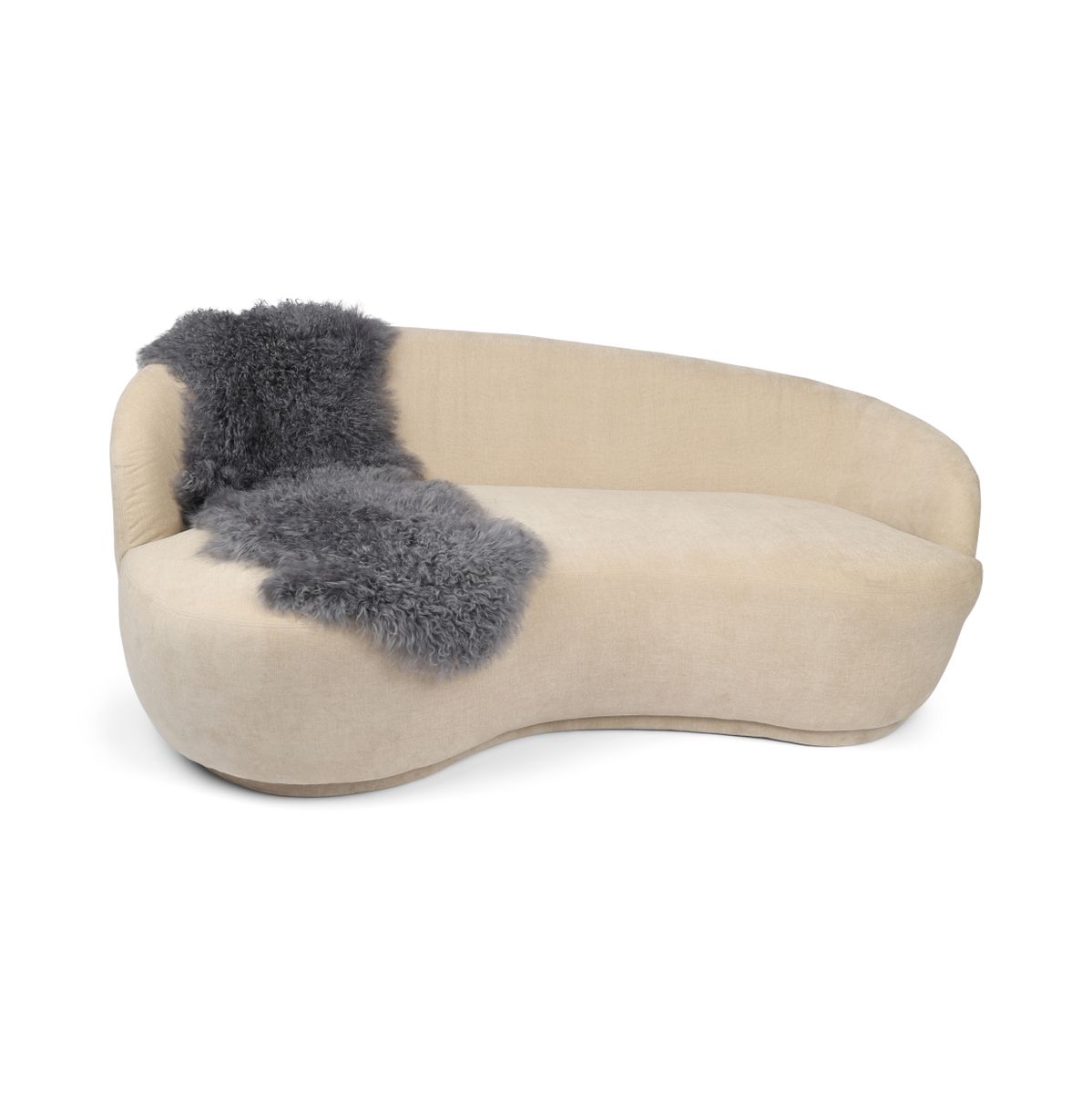 Tibetan Sheepskin 20x59 in ( 2 skins together)