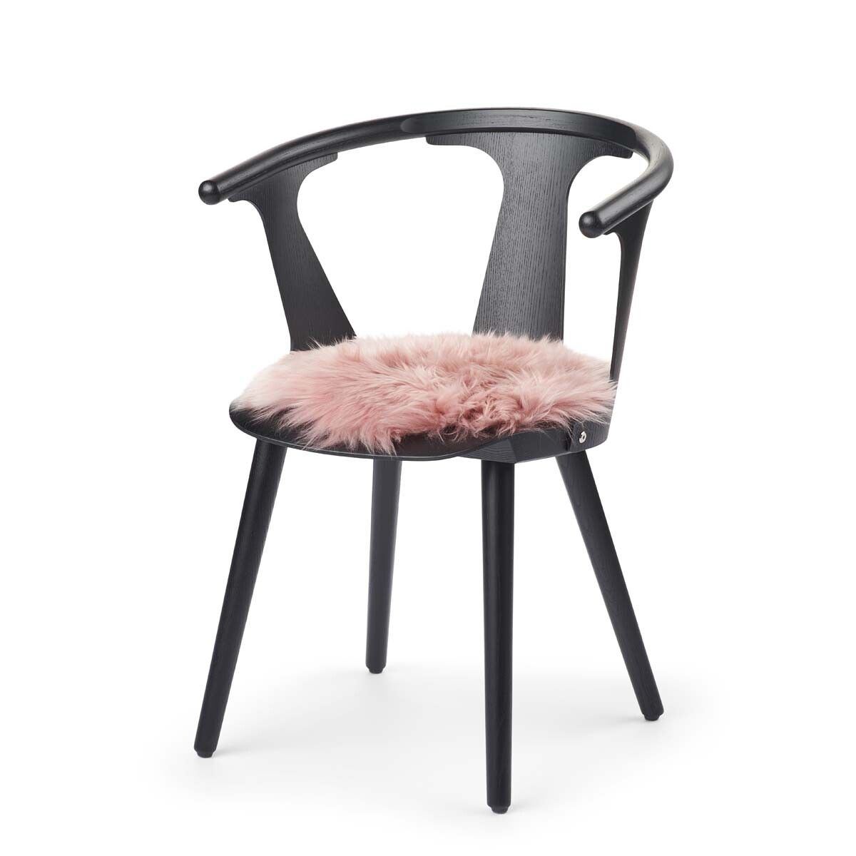 Long Wool Sheepskin Seat Cover Rosa