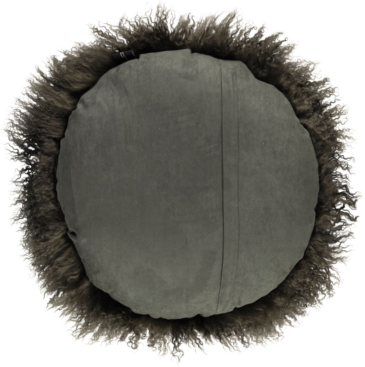 Curly Cake Cushion | D15 in | 18 in | 24 in Hedge Green