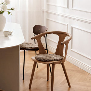 Short Wool Curly Sheepskin Seat Cover |D13 in Graphite