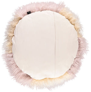 Curly Cake Cushion | D15 in | 18 in | 24 in Arctic Sunrise/Dove