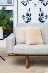 Short-Wool Sheepskin Cushion | Doublesided | 40x40 cm