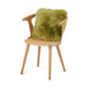 Sheepskin Cushion | Long Wool | New Zealand | 16x16 in Green