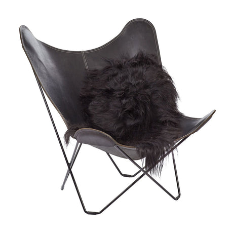 Icelandic Sheepskin | Long Wool | 39-47 in Blacky