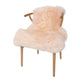 Merino Sheepskin Dyed | New Zealand | approx. 90x60 cm Princess Peach