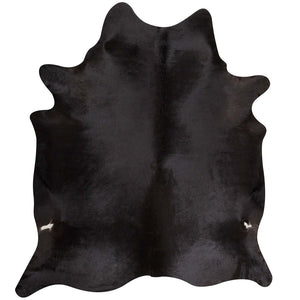 Premium Natural Cowhides | Unique, Stylish, and Sustainable | XXL Size | Brazil Solid Black