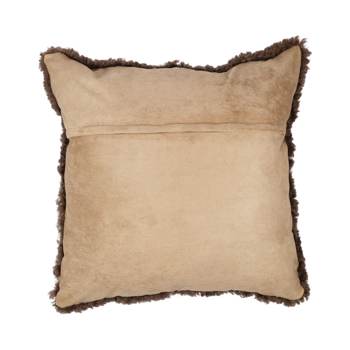 Sheepskin Cushion | Short Wool | New Zealand | Square Mushroom