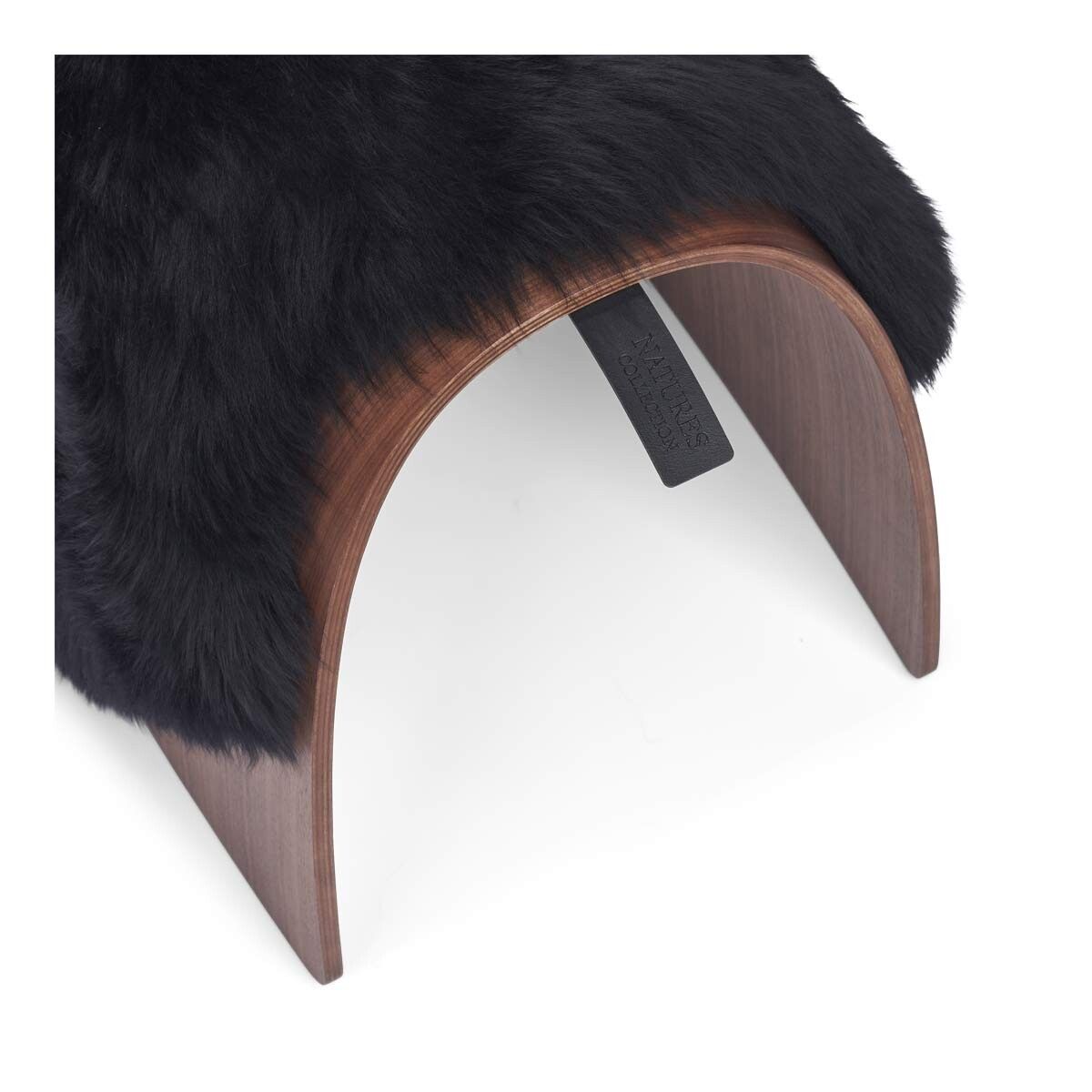 Sheep Stool Cover Black