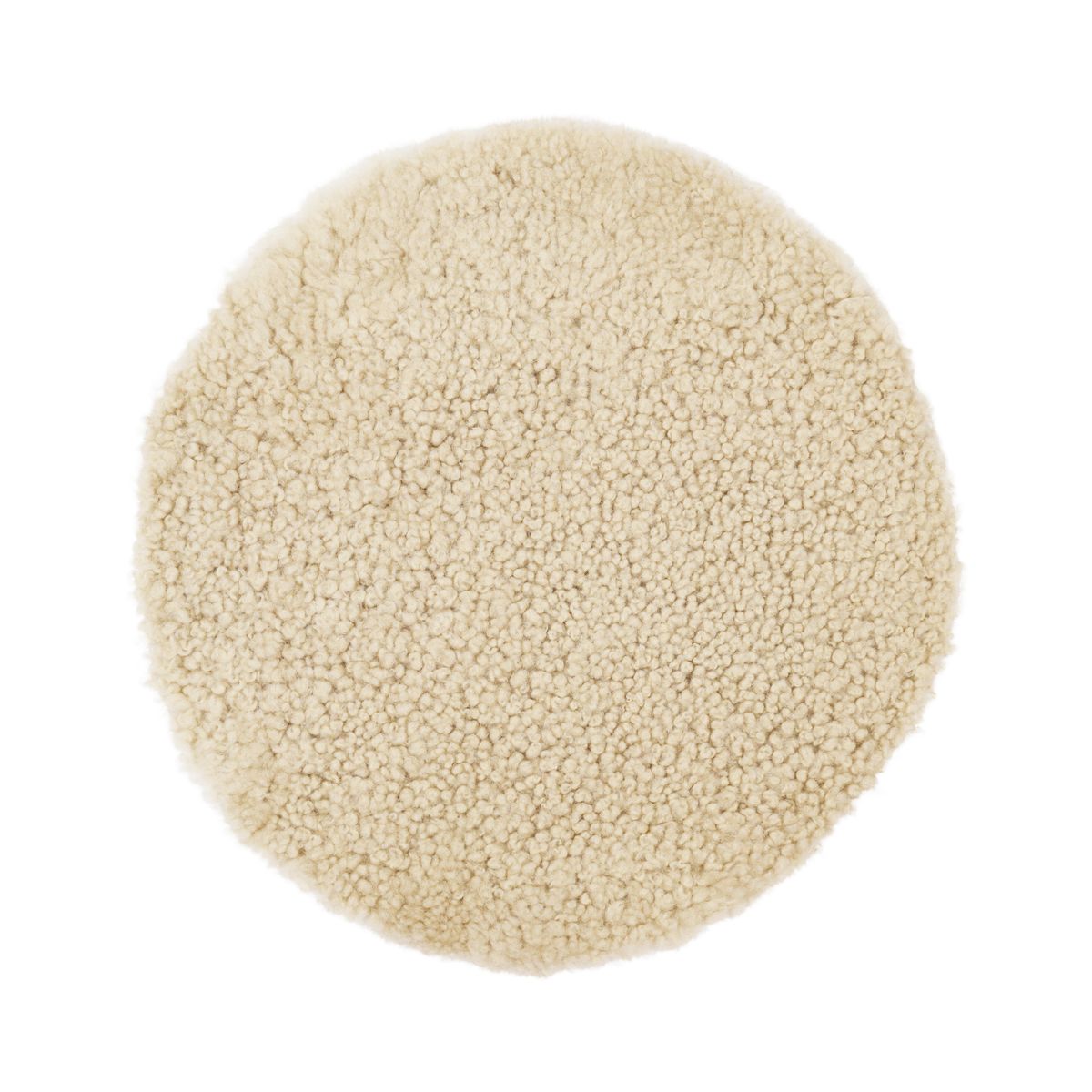 Short Wool Seat Cover | New Zealand | Round Moon Light