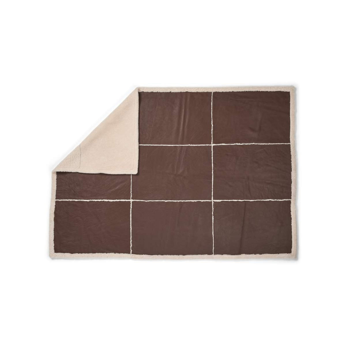 Addison Throw Choco/Beige / 55x79 in