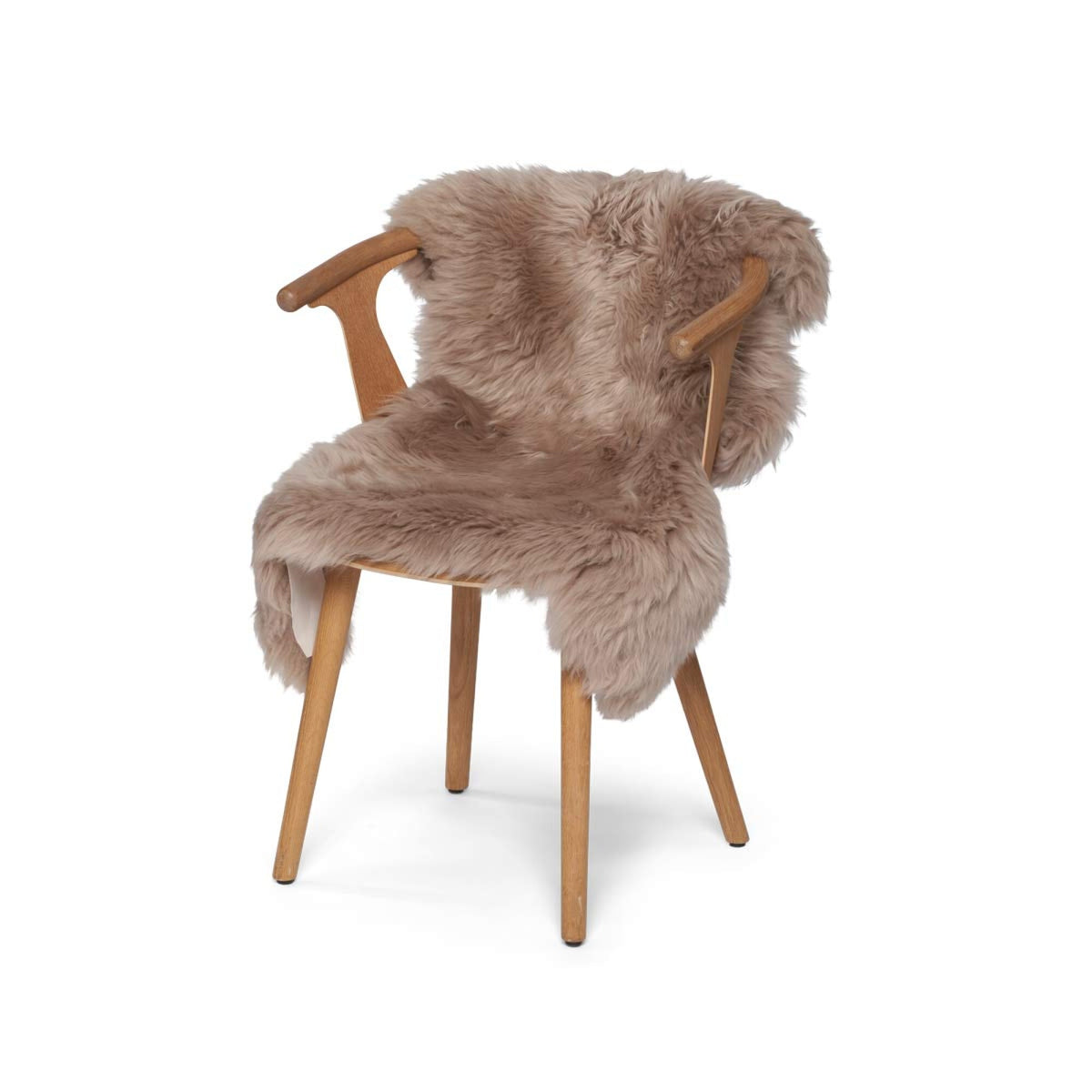 Merino Sheepskin Dyed | New Zealand | approx. 35 in Warm Grey Serie