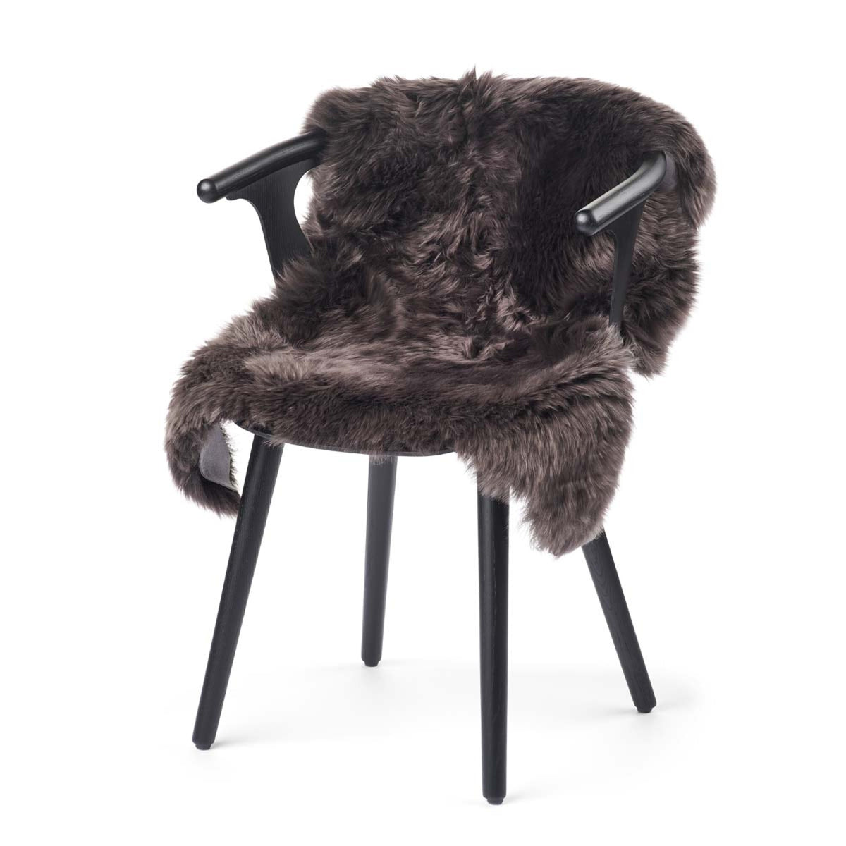Premium Quality New Zealand Sheepskin | Long Wool | 39 in Walnut