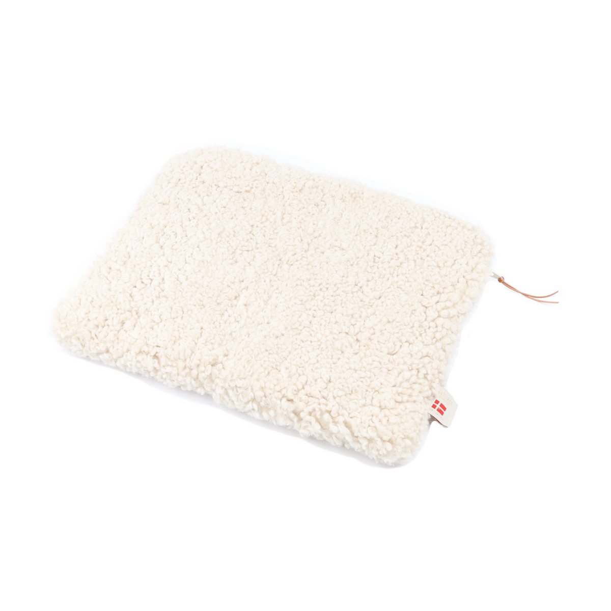 Sheepskin Computer Sleeve Pearl