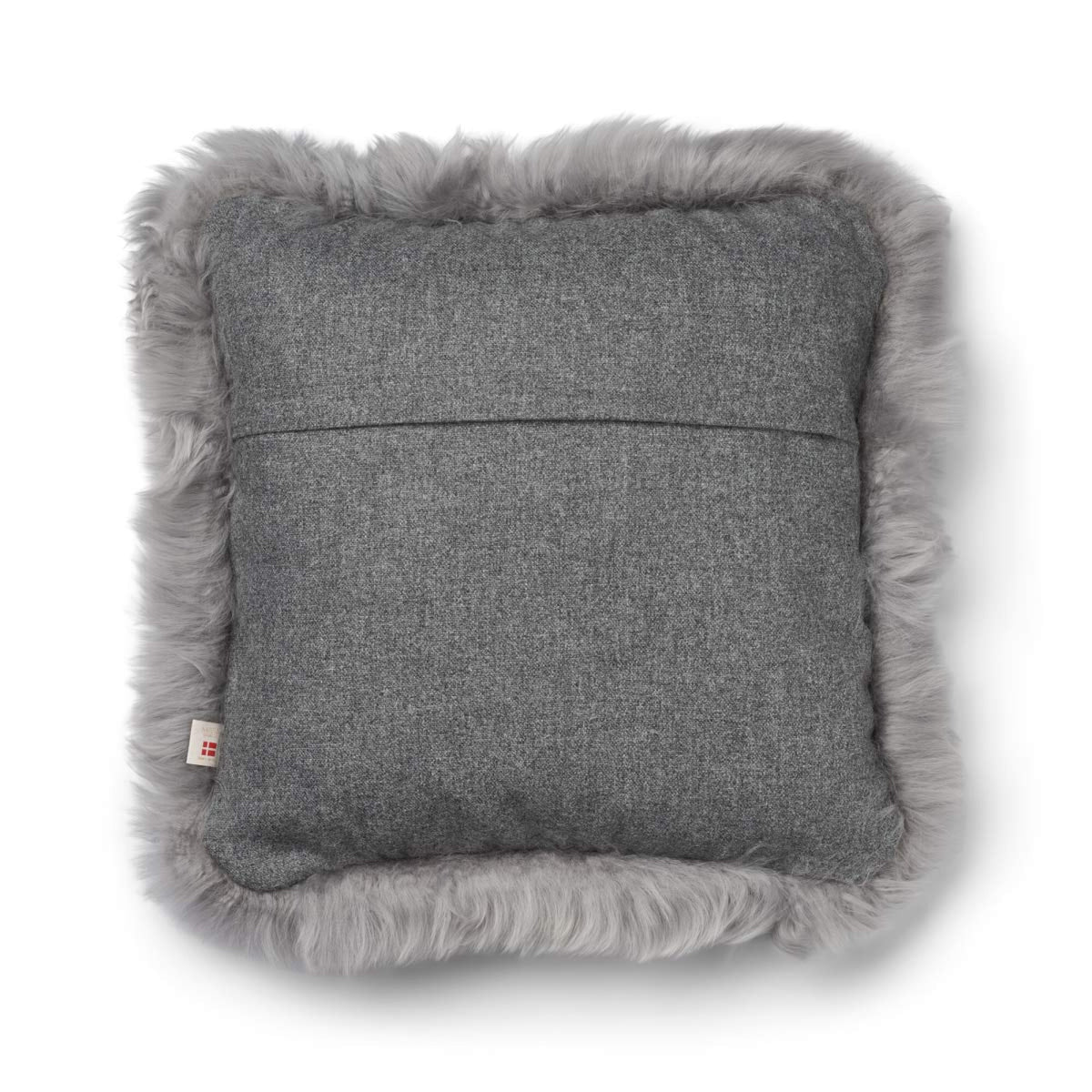 Wool Cushion | LW trim | 20x20 in | 13x20 in Stone/Light Grey / 20x20 in