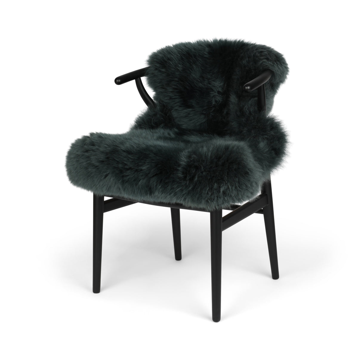 Premium Quality New Zealand Sheepskin | Long Wool | 39 in Blue Grey