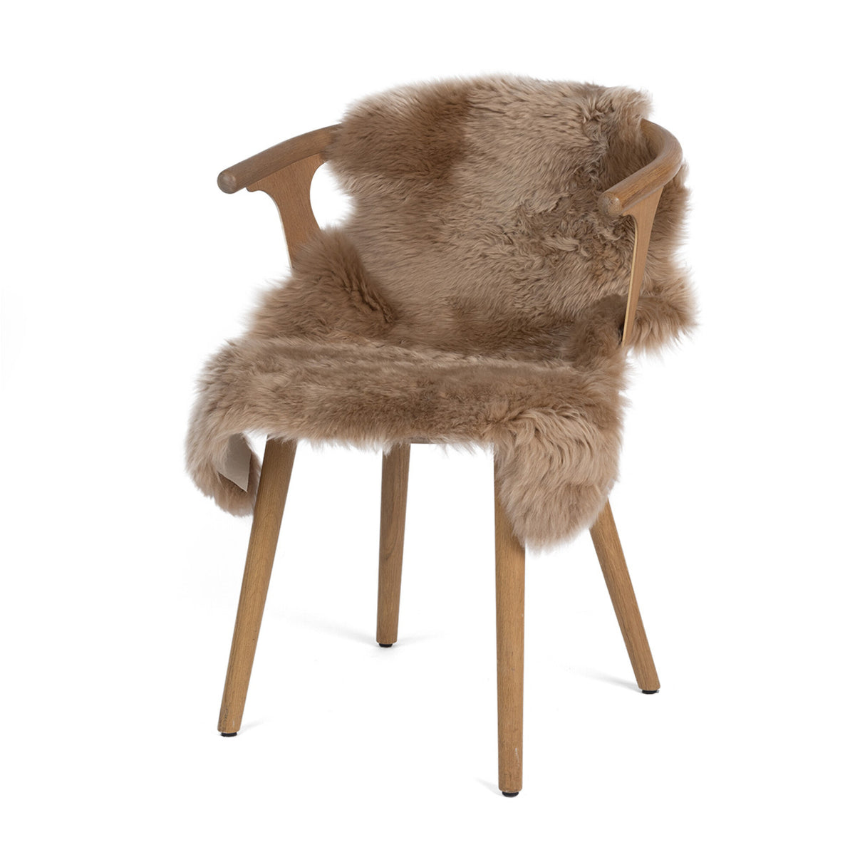 Merino Sheepskin Dyed | New Zealand | approx. 35 in Sand Taupe