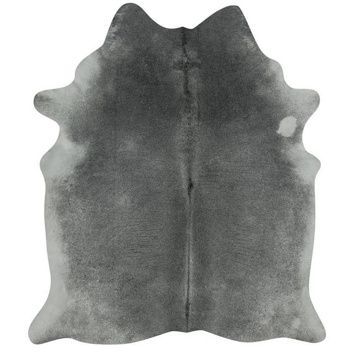 Premium Natural Cowhides | Unique, Stylish, and Sustainable | Brazil Dark Grey / 71x87 in