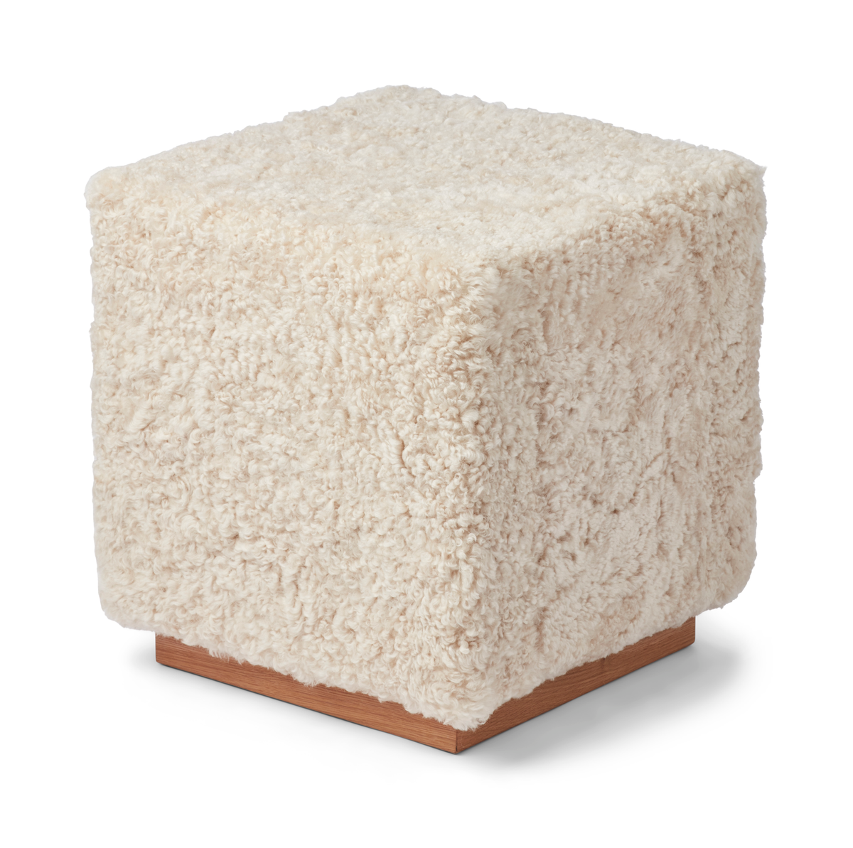 Benjamin Cube Oak Base / Pearl