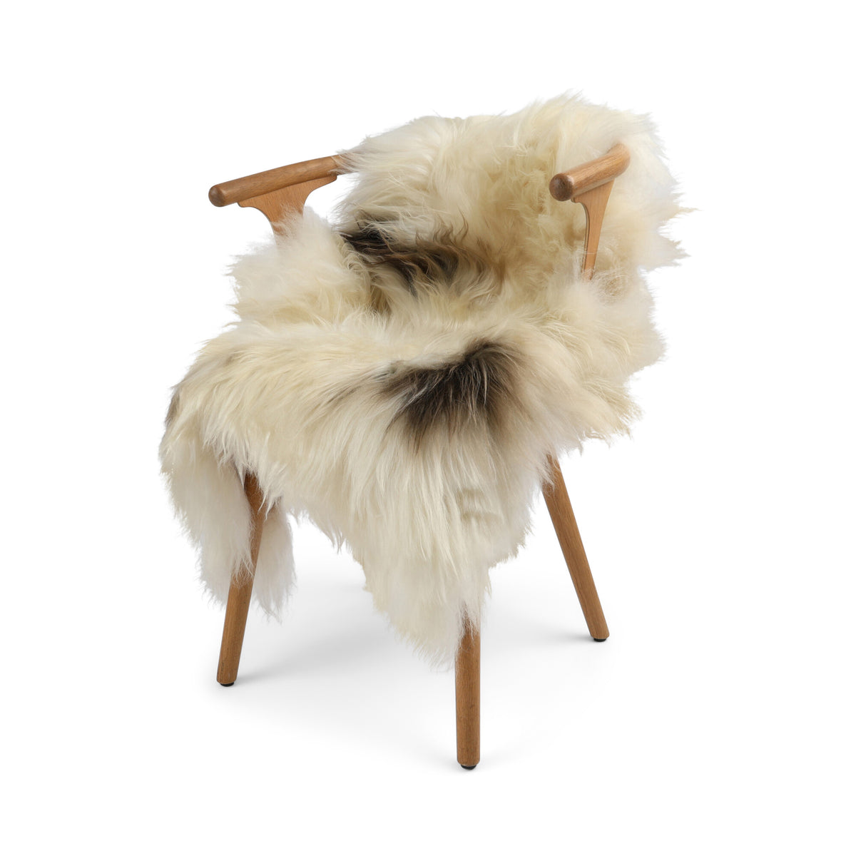 Icelandic Sheepskin | Long Wool Art Spotted