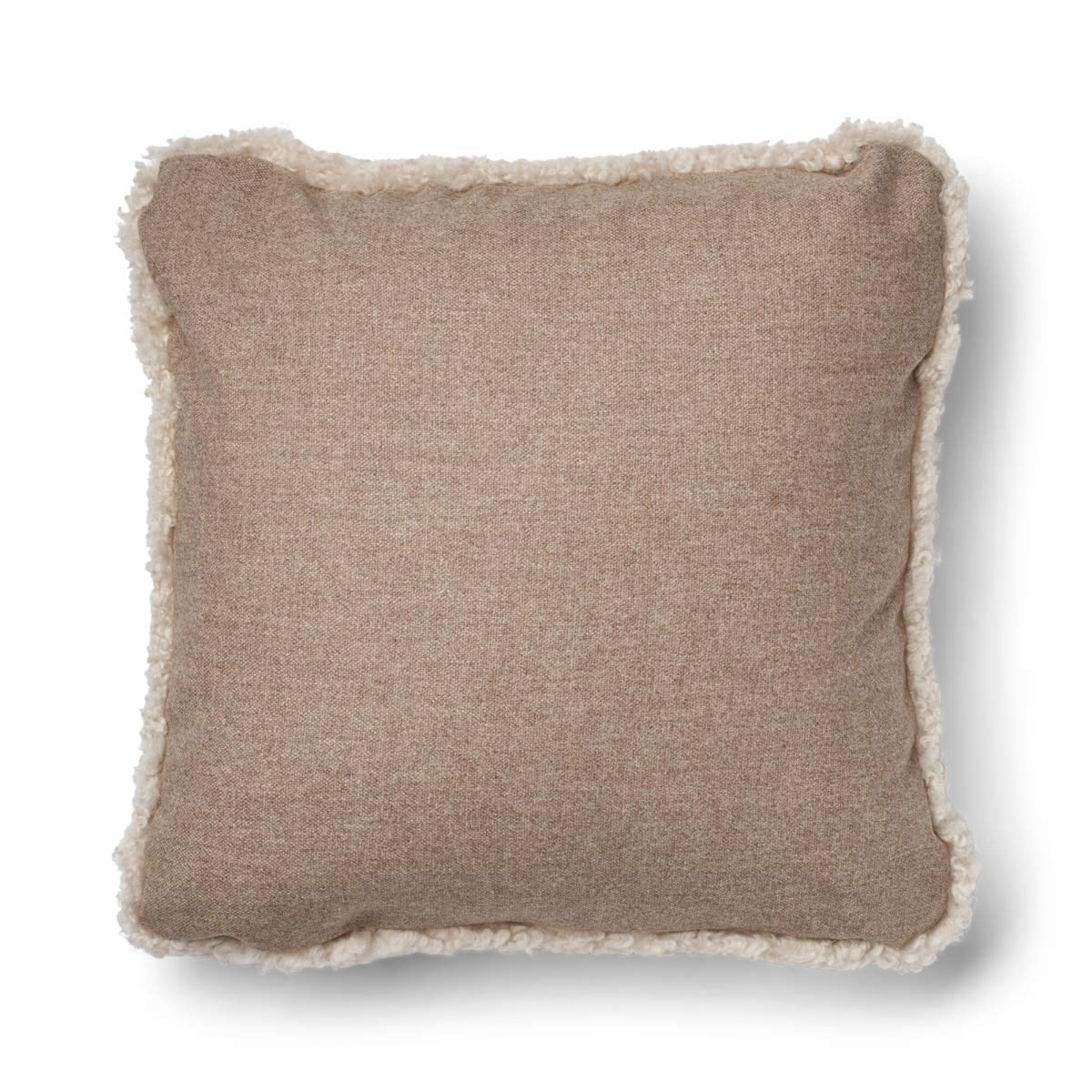 Short-Wool Sheepskin Cushion | 20x20 in | 13x20 in Beige/Pearl / 20x20 in