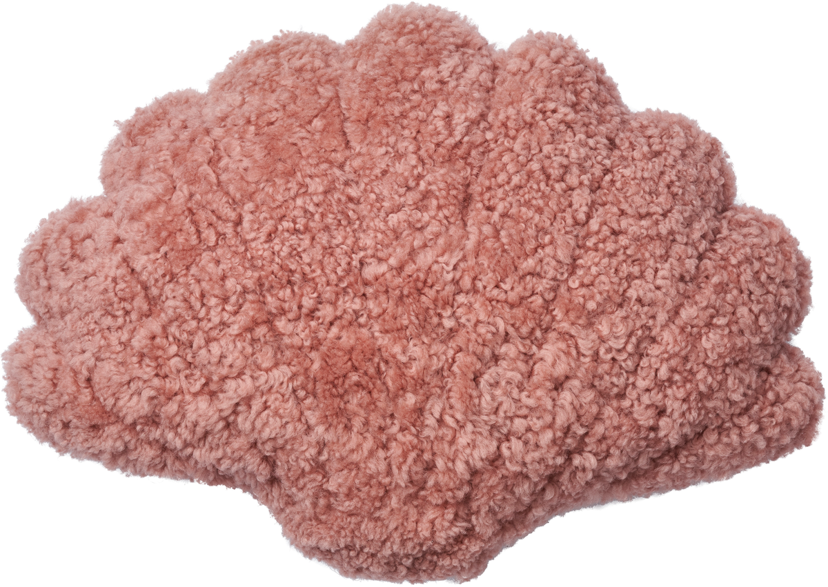 Shell Cushion | Small | Medium | Large Coral Rose / 17x23 in