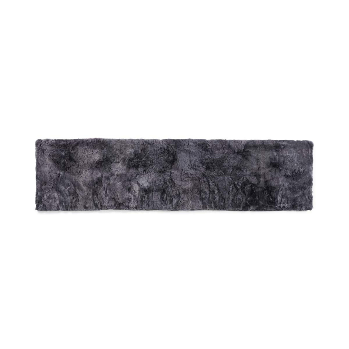 Alpaca Throw  Steel / 24x94 in