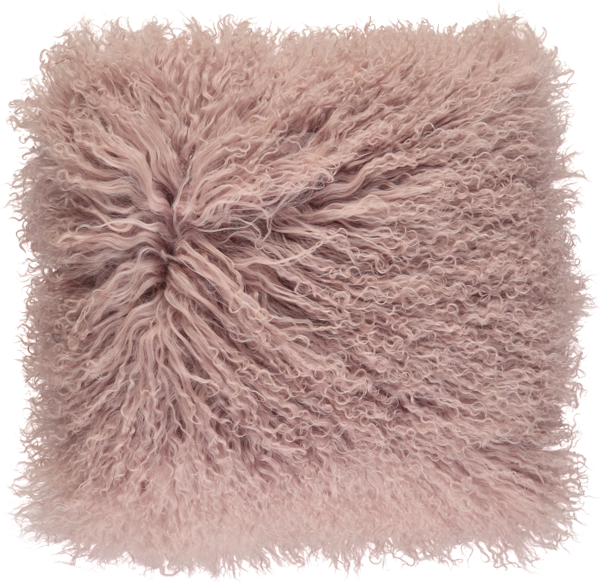 Curly Cushion | 16x16 in Rosa