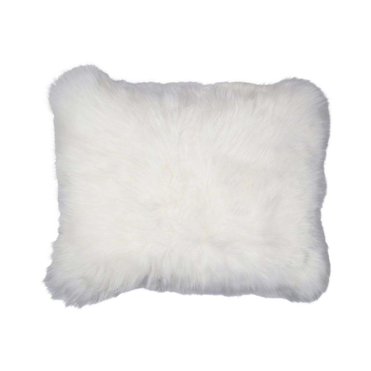 Sheepskin Cushion | Long Wool | New Zealand | Rectangular Ivory